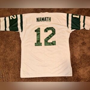 Vintage Joe Namath Throwback Jersey New York Jets Mitchell & Ness, size 60, 4XL